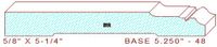 Baseboard 5-1/4" - 48 Baseboard 5-1/4" - 48
