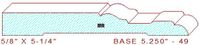 Baseboard 5-1/4" - 49 Baseboard 5-1/4" - 49