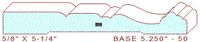 Baseboard 5-1/4" - 50 Baseboard 5-1/4" - 50