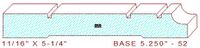 Baseboard 5-1/4" - 52 Baseboard 5-1/4" - 52