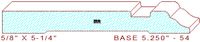 Baseboard 5-1/4" - 54 Baseboard 5-1/4" - 54