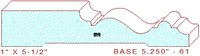 Baseboard 5-1/4" - 61 Baseboard 5-1/4" - 61