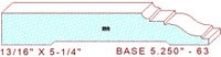 Baseboard 5-1/4" - 63