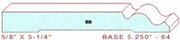 Baseboard 5-1/4" - 64 Baseboard 5-1/4" - 64