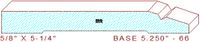 Baseboard 5-1/4" - 66 Baseboard 5-1/4" - 66