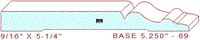 Baseboard 5-1/4" - 69 Baseboard 5-1/4" - 69