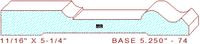 Baseboard 5-1/4" - 74 Baseboard 5-1/4" - 74