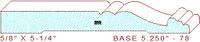 Baseboard 5-1/4" - 78 Baseboard 5-1/4" - 78