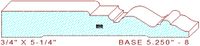Baseboard 5-1/4" - 8 Baseboard 5-1/4" - 8