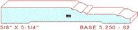 Baseboard 5-1/4" - 82 Baseboard 5-1/4" - 82