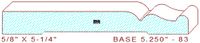 Baseboard 5-1/4" - 83 Baseboard 5-1/4" - 83