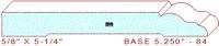 Baseboard 5-1/4" - 84 Baseboard 5-1/4" - 84