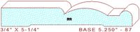 Baseboard 5-1/4" - 87 Baseboard 5-1/4" - 87