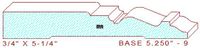 Baseboard 5-1/4" - 9 Baseboard 5-1/4" - 9