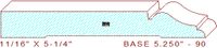 Baseboard 5-1/4" - 90 Baseboard 5-1/4" - 90