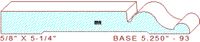 Baseboard 5-1/4" - 93 Baseboard 5-1/4" - 93