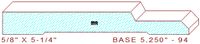 Baseboard 5-1/4" - 94 Baseboard 5-1/4" - 94