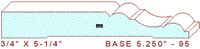 Baseboard 5-1/4" - 95 Baseboard 5-1/4" - 95