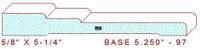 Baseboard 5-1/4" - 97 Baseboard 5-1/4" - 97