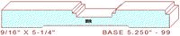 Baseboard 5-1/4" - 99 Baseboard 5-1/4" - 99