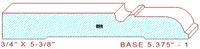 Baseboard 5-3/8" - 1 Baseboard 5-3/8" - 1