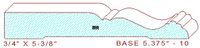 Baseboard 5-3/8" - 10 Baseboard 5-3/8" - 10