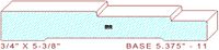 Baseboard 5-3/8" - 11 Baseboard 5-3/8" - 11