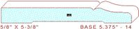 Baseboard 5-3/8" - 14 Baseboard 5-3/8" - 14
