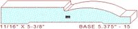Baseboard 5-3/8" - 15 Baseboard 5-3/8" - 15