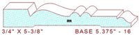Baseboard 5-3/8" - 16 Baseboard 5-3/8" - 16