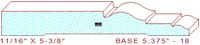 Baseboard 5-3/8" - 18 Baseboard 5-3/8" - 18