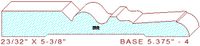 Baseboard 5-3/8" - 4 Baseboard 5-3/8" - 4