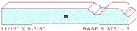 Baseboard 5-3/8" - 5 Baseboard 5-3/8" - 5