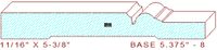 Baseboard 5-3/8" - 8 Baseboard 5-3/8" - 8