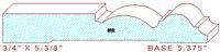 Baseboard 5-3/8" Baseboard 5-3/8"