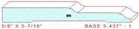 Baseboard 5-7/16" - 1 Baseboard 5-7/16" - 1