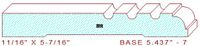 Baseboard 5-7/16" - 7 Baseboard 5-7/16" - 7