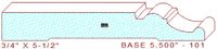 Baseboard 5-1/2" - 101 Baseboard 5-1/2" - 101