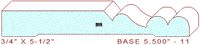 Baseboard 5-1/2" - 11 Baseboard 5-1/2" - 11