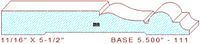 Baseboard 5-1/2" - 111 Baseboard 5-1/2" - 111