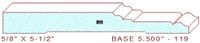Baseboard 5-1/2" - 119 Baseboard 5-1/2" - 119