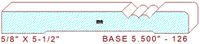 Baseboard 5-1/2" - 126 Baseboard 5-1/2" - 126