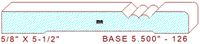 Baseboard 5-1/2" - 126