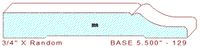 Baseboard 5-1/2" - 129 Baseboard 5-1/2" - 129
