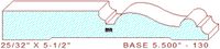 Baseboard 5-1/2" - 130 Baseboard 5-1/2" - 130