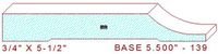 Baseboard 5-1/2" - 139 Baseboard 5-1/2" - 139