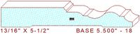 Baseboard 5-1/2" - 18 Baseboard 5-1/2" - 18