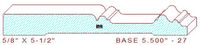 Baseboard 5-1/2" - 27 Baseboard 5-1/2" - 27