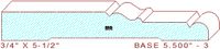 Baseboard 5-1/2" - 3 Baseboard 5-1/2" - 3