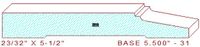 Baseboard 5-1/2" - 31 Baseboard 5-1/2" - 31